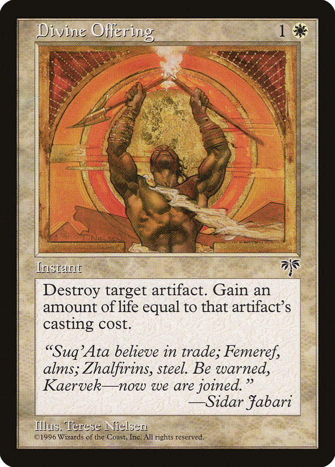Divine Offering [Mirage] MTG Single Magic: The Gathering | Red Claw Gaming
