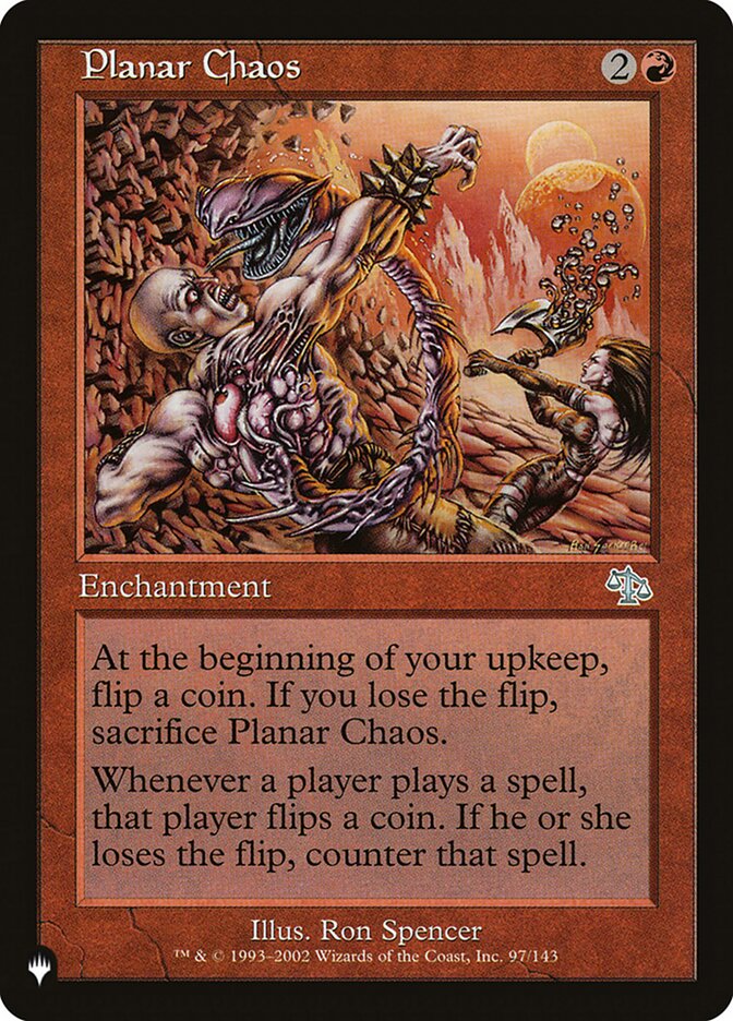 Planar Chaos [Secret Lair: Heads I Win, Tails You Lose] MTG Single Magic: The Gathering | Red Claw Gaming