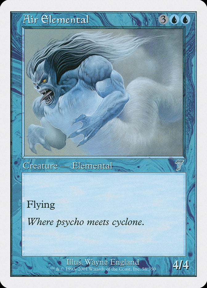 Air Elemental [Seventh Edition] MTG Single Magic: The Gathering | Red Claw Gaming