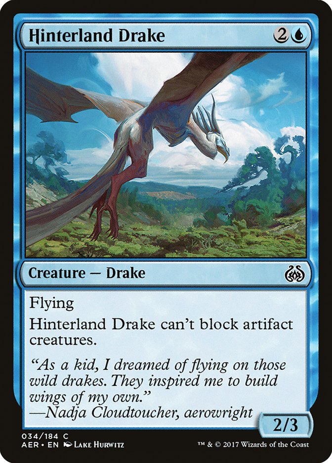 Hinterland Drake [Aether Revolt] MTG Single Magic: The Gathering | Red Claw Gaming