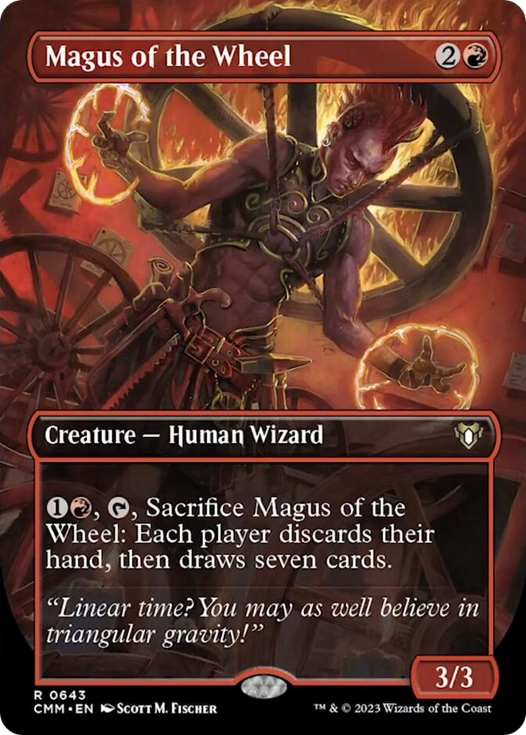 Magus of the Wheel (Borderless Alternate Art) [Commander Masters] MTG Single Magic: The Gathering | Red Claw Gaming