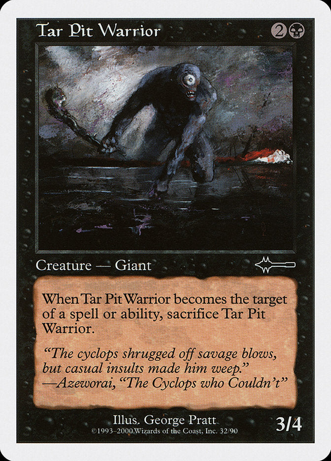 Tar Pit Warrior [Beatdown] MTG Single Magic: The Gathering | Red Claw Gaming