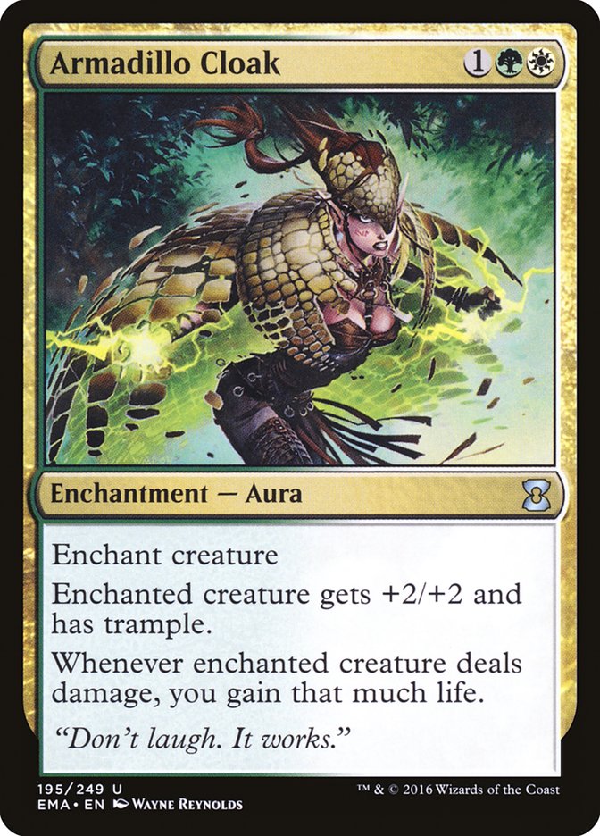 Armadillo Cloak [Eternal Masters] MTG Single Magic: The Gathering | Red Claw Gaming