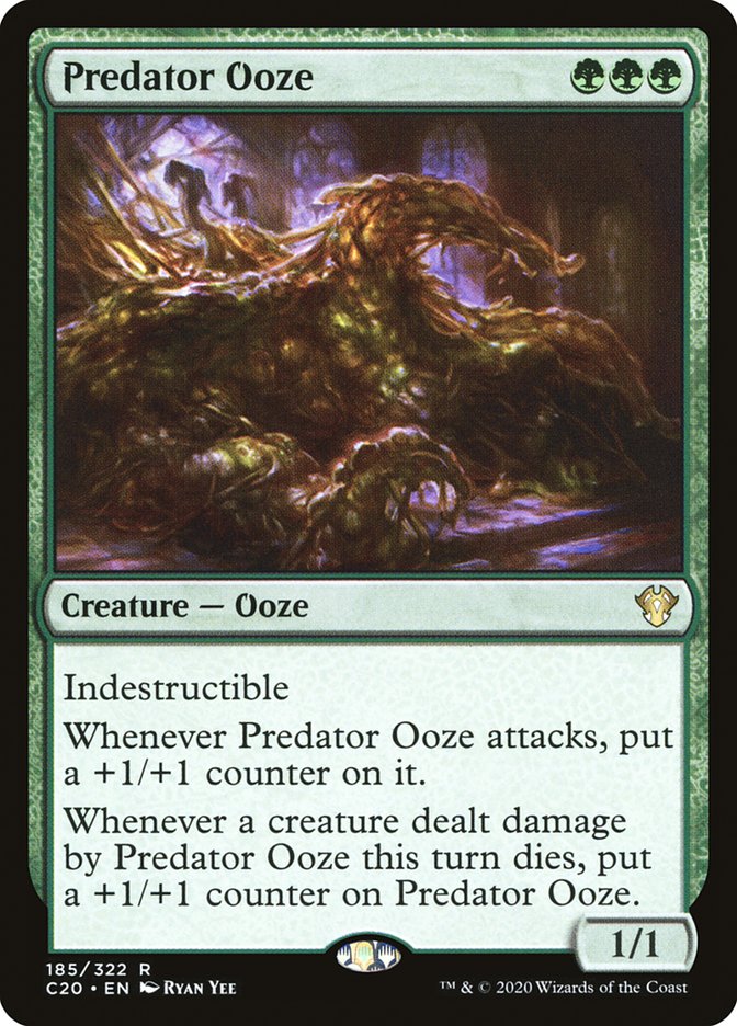 Predator Ooze [Commander 2020] MTG Single Magic: The Gathering | Red Claw Gaming