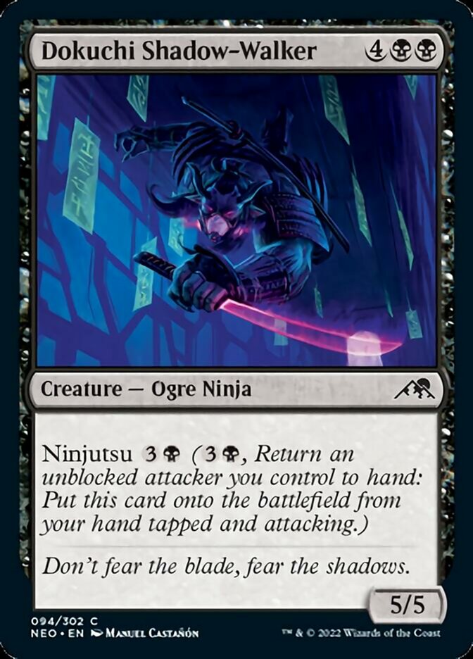 Dokuchi Shadow-Walker [Kamigawa: Neon Dynasty] MTG Single Magic: The Gathering    | Red Claw Gaming