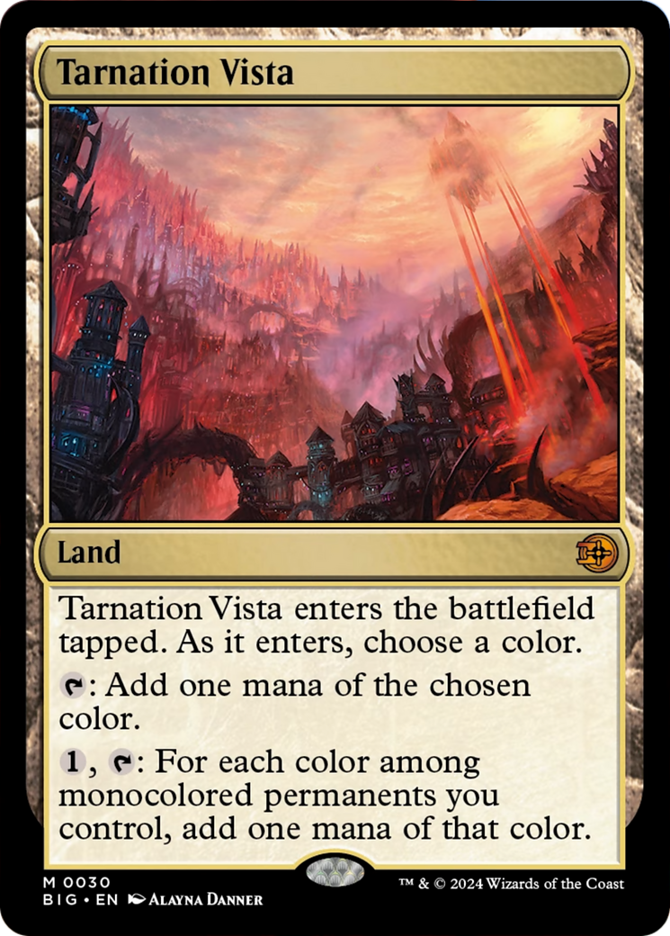 Tarnation Vista [Outlaws of Thunder Junction: The Big Score] MTG Single Magic: The Gathering | Red Claw Gaming