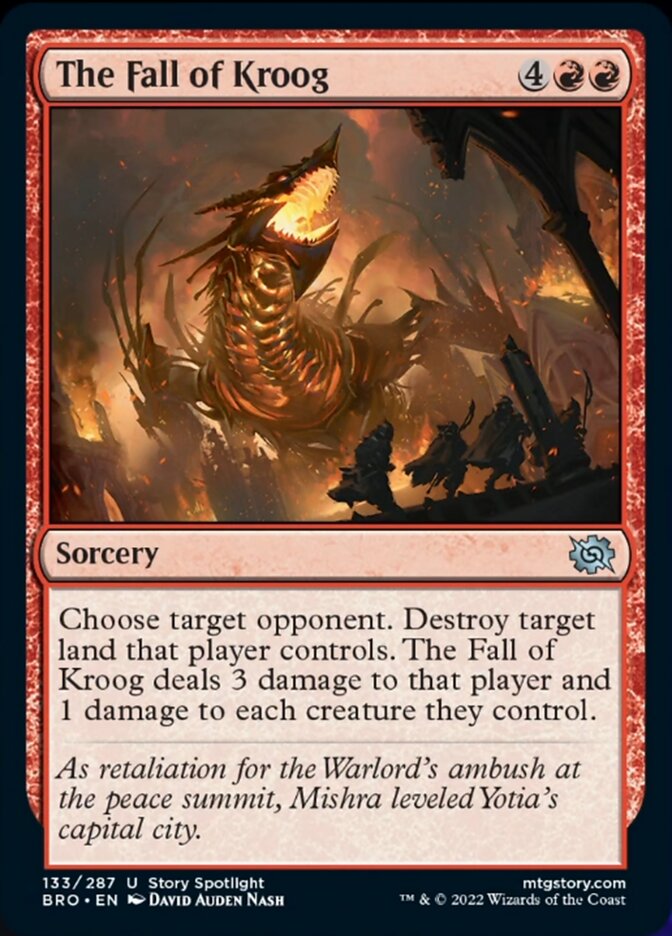 The Fall of Kroog [The Brothers' War] MTG Single Magic: The Gathering | Red Claw Gaming