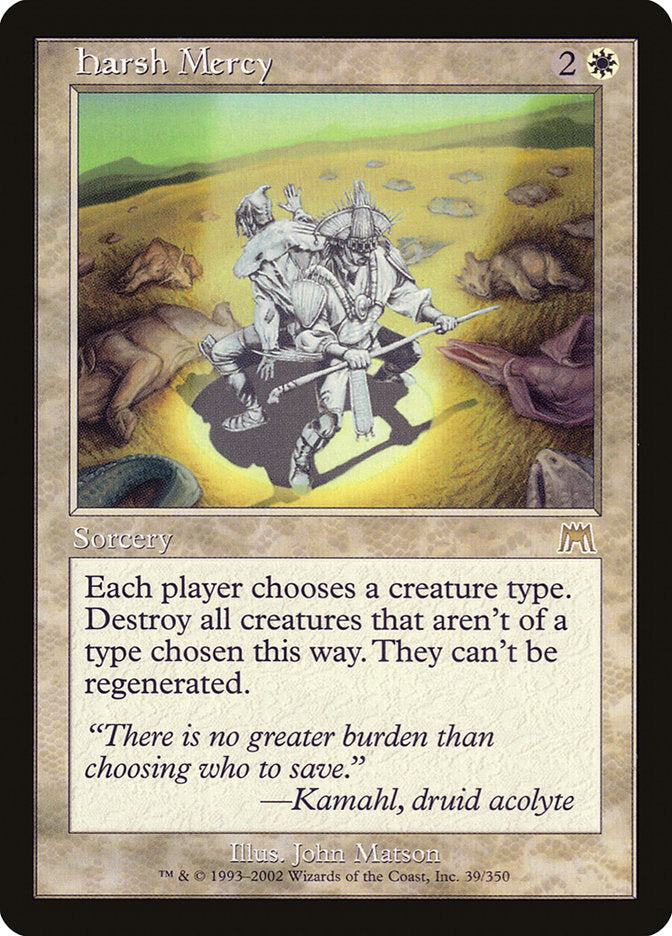 Harsh Mercy [Onslaught] MTG Single Magic: The Gathering | Red Claw Gaming