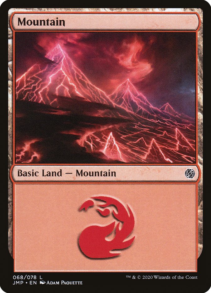 Mountain (68) [Jumpstart] MTG Single Magic: The Gathering | Red Claw Gaming