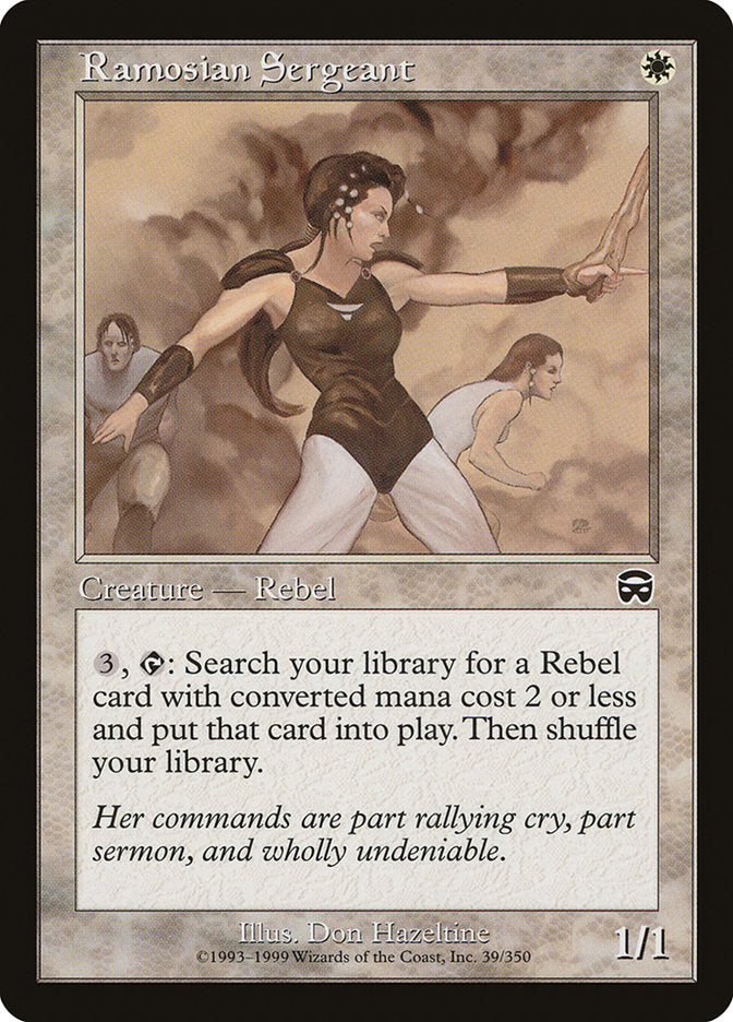 Ramosian Sergeant [Mercadian Masques] MTG Single Magic: The Gathering | Red Claw Gaming