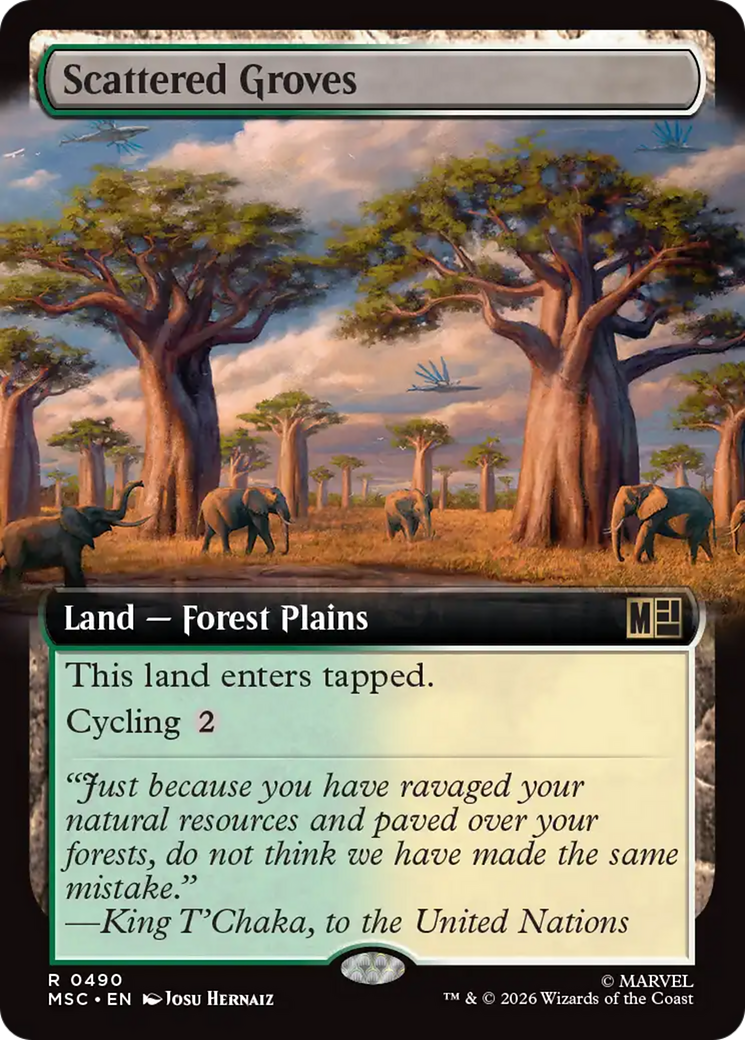 Scattered Groves (Extended Art) [Marvel Super Heroes Commander] | Red Claw Gaming