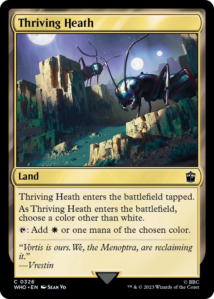 Thriving Heath [Doctor Who] MTG Single Magic: The Gathering | Red Claw Gaming