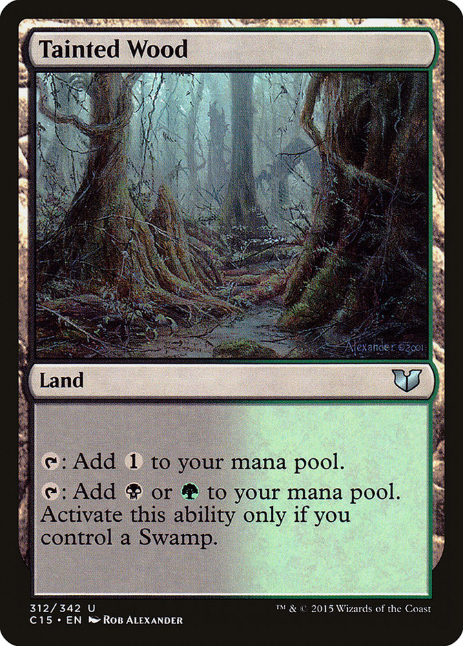 Tainted Wood [Commander 2015] MTG Single Magic: The Gathering | Red Claw Gaming