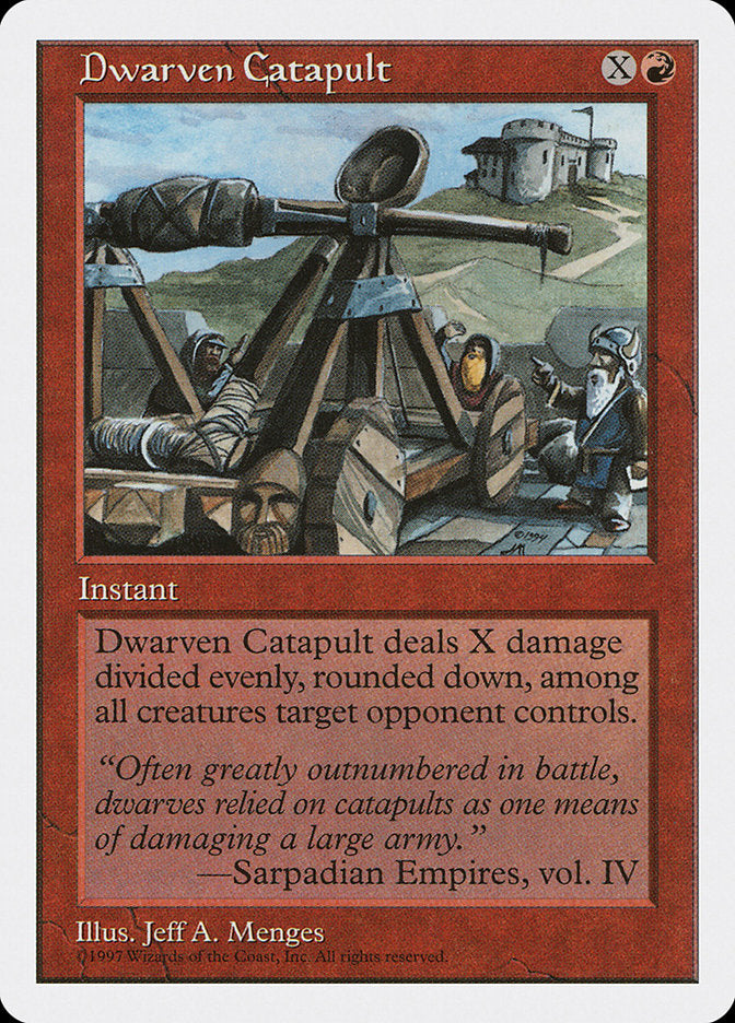 Dwarven Catapult [Fifth Edition] MTG Single Magic: The Gathering | Red Claw Gaming
