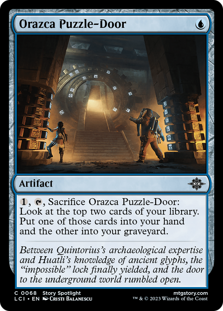 Orazca Puzzle-Door [The Lost Caverns of Ixalan] MTG Single Magic: The Gathering    | Red Claw Gaming