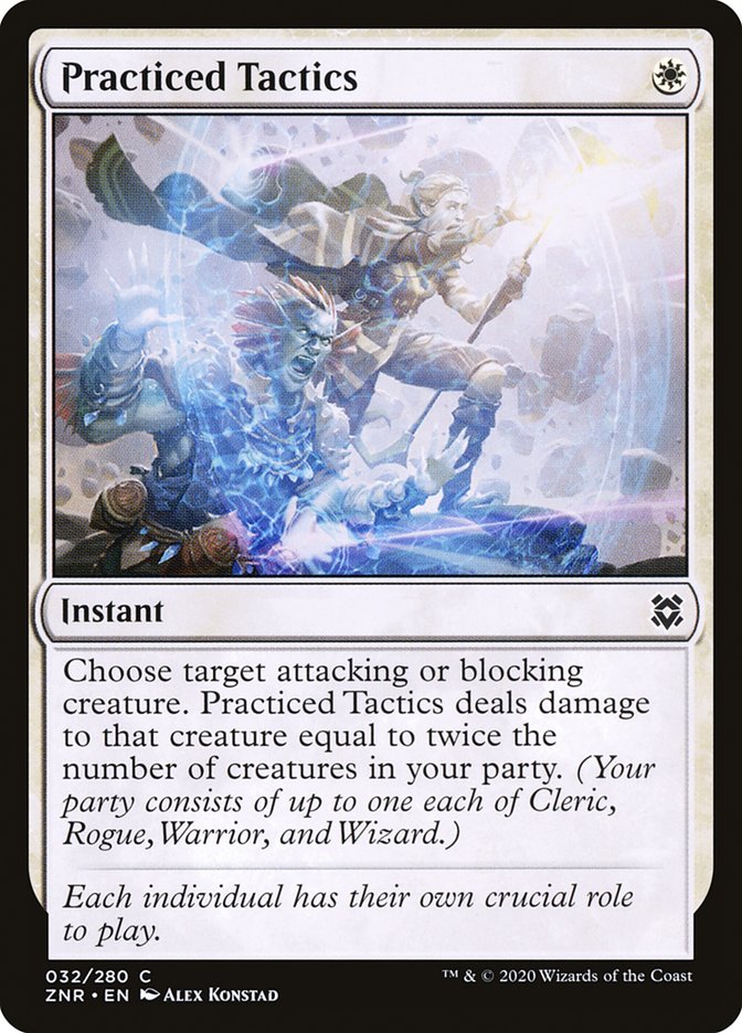 Practiced Tactics [Zendikar Rising] MTG Single Magic: The Gathering | Red Claw Gaming