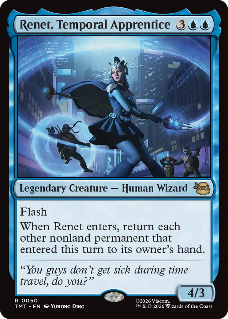 Renet, Temporal Apprentice [Teenage Mutant Ninja Turtles] MTG Single Magic: The Gathering | Red Claw Gaming