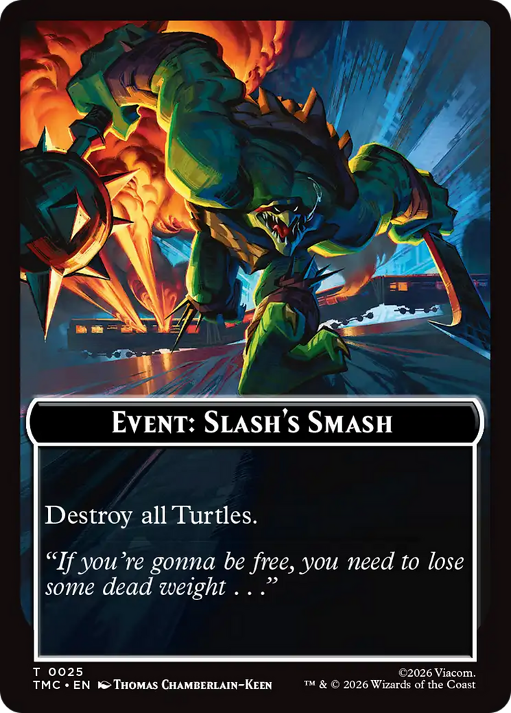 Event: Slash's Smash [Teenage Mutant Ninja Turtles Commander Tokens] MTG Single Magic: The Gathering | Red Claw Gaming