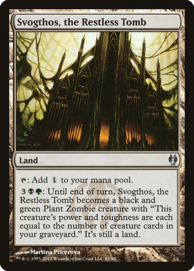 Svogthos, the Restless Tomb [Duel Decks: Izzet vs. Golgari] MTG Single Magic: The Gathering | Red Claw Gaming