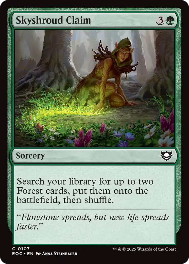 Skyshroud Claim [Edge of Eternities Commander] MTG Single Magic: The Gathering | Red Claw Gaming