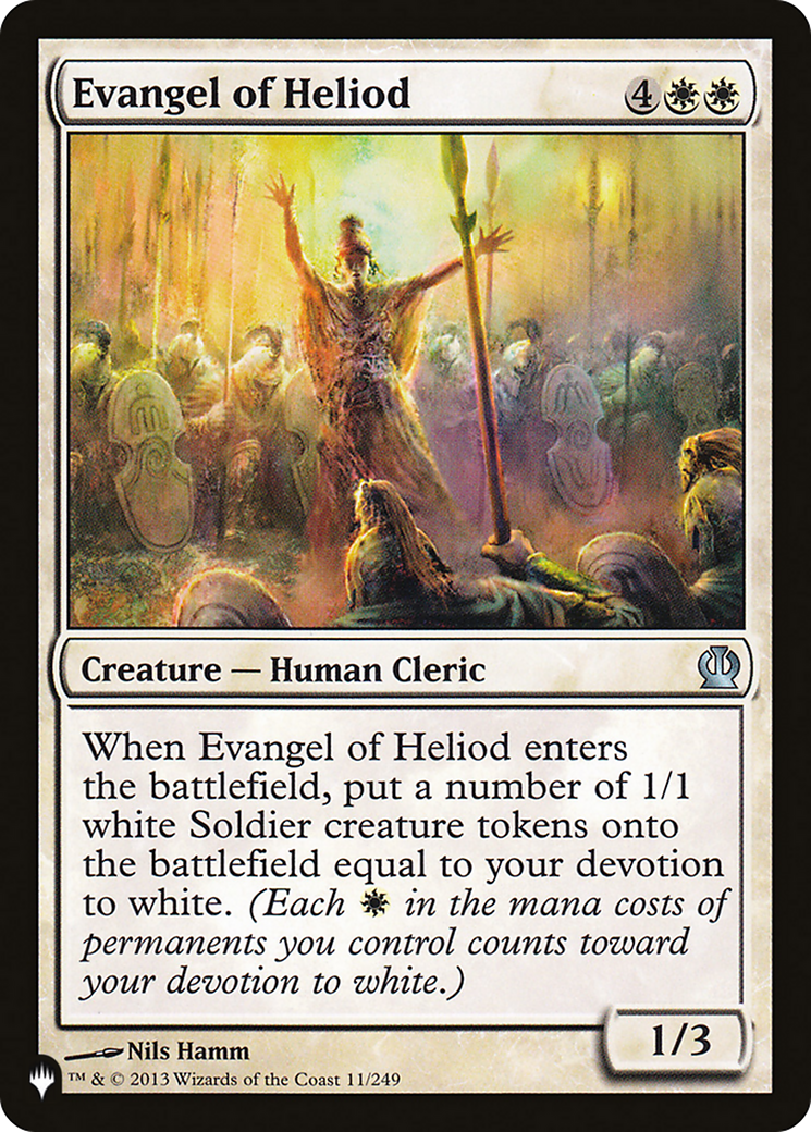 Evangel of Heliod [The List] MTG Single Magic: The Gathering | Red Claw Gaming