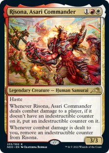 Risona, Asari Commander [Kamigawa: Neon Dynasty] MTG Single Magic: The Gathering    | Red Claw Gaming