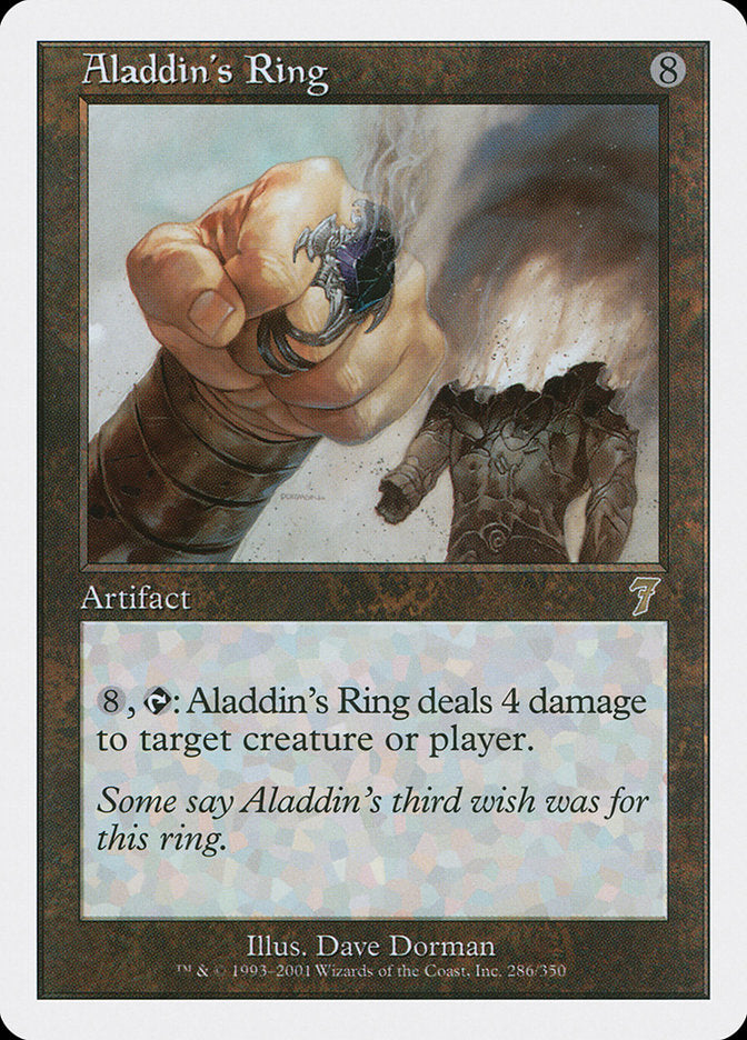 Aladdin's Ring [Seventh Edition] MTG Single Magic: The Gathering | Red Claw Gaming
