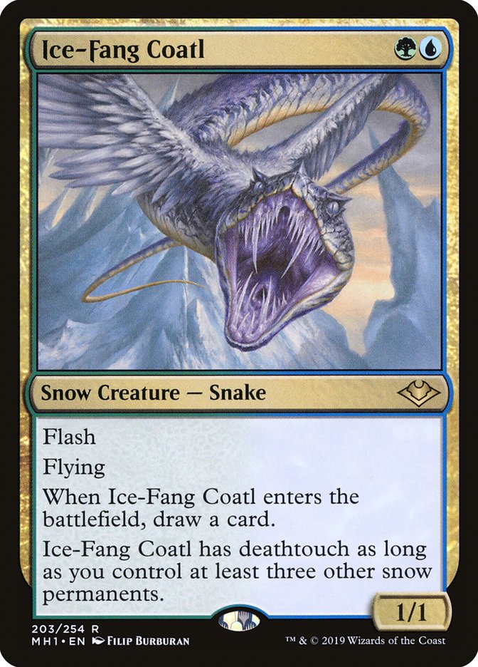 Ice-Fang Coatl [Modern Horizons] MTG Single Magic: The Gathering    | Red Claw Gaming