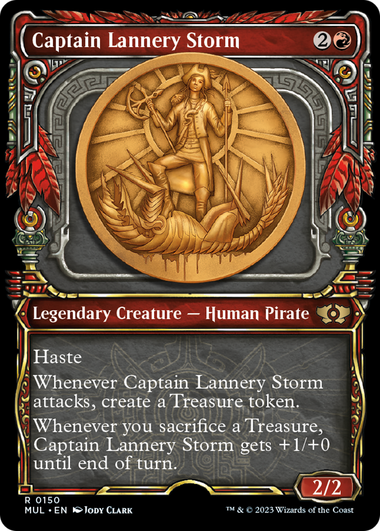 Captain Lannery Storm (Halo Foil) [Multiverse Legends] MTG Single Magic: The Gathering | Red Claw Gaming