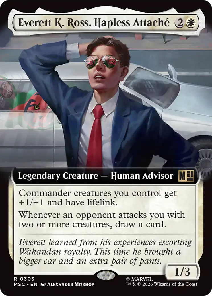 Everett K. Ross, Hapless Attache (Extended Art) [Marvel Super Heroes Commander] | Red Claw Gaming
