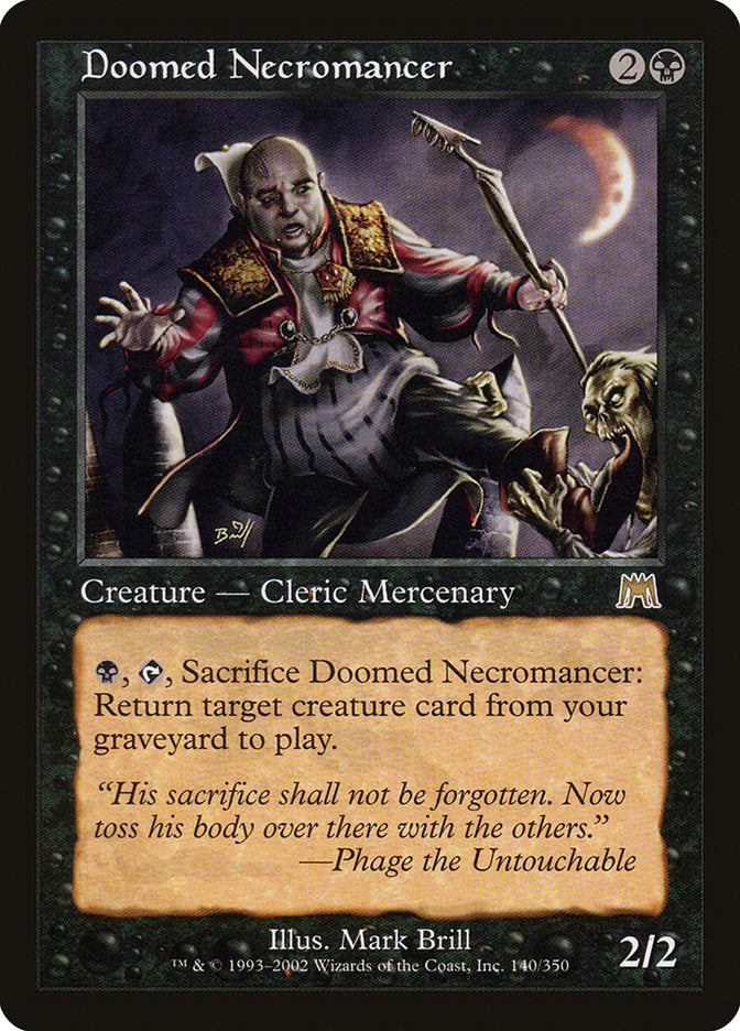 Doomed Necromancer [Onslaught] MTG Single Magic: The Gathering | Red Claw Gaming