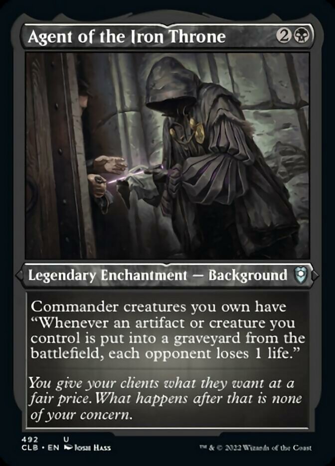 Agent of the Iron Throne (Foil Etched) [Commander Legends: Battle for Baldur's Gate] MTG Single Magic: The Gathering | Red Claw Gaming