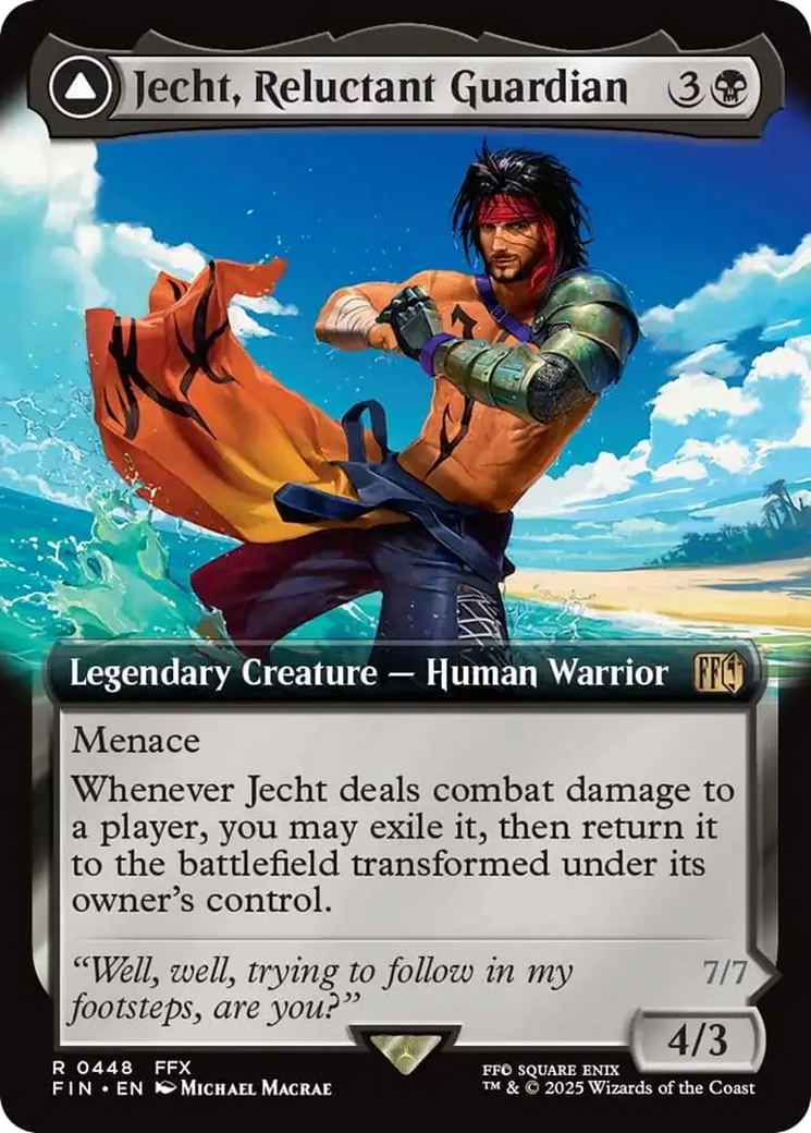 Jecht, Reluctant Guardian // Braska's Final Aeon (Extended Art) [FINAL FANTASY] MTG Single Magic: The Gathering | Red Claw Gaming