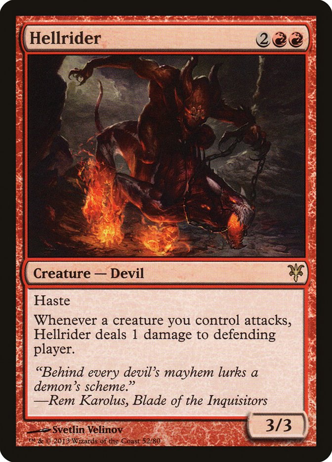 Hellrider [Duel Decks: Sorin vs. Tibalt] MTG Single Magic: The Gathering    | Red Claw Gaming