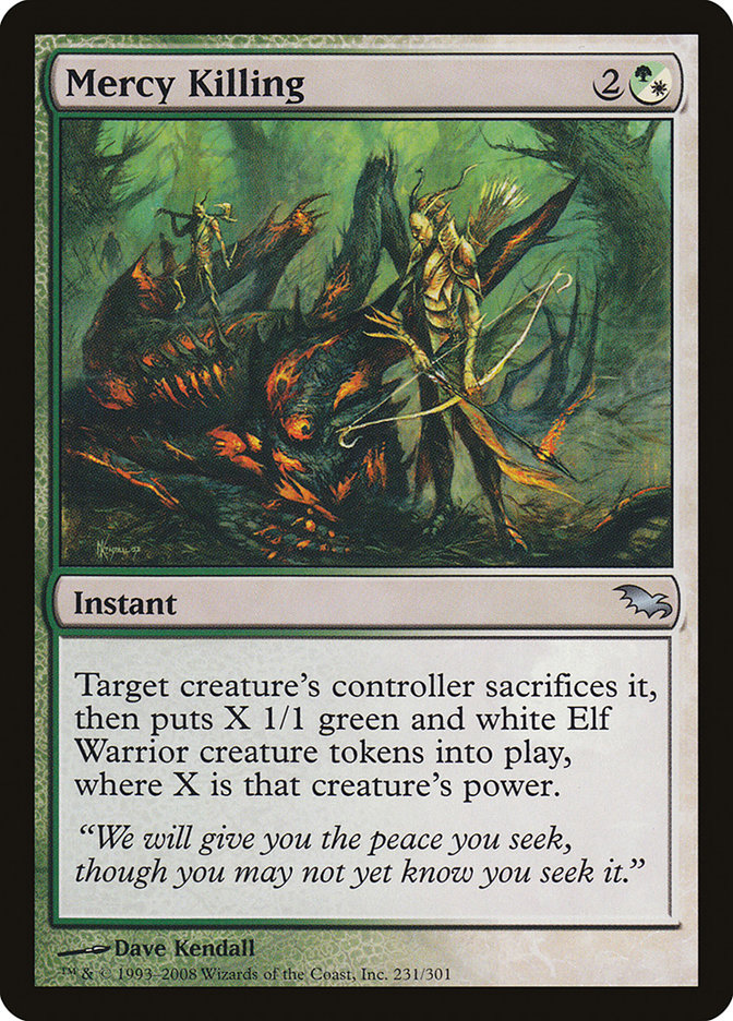 Mercy Killing [Shadowmoor] MTG Single Magic: The Gathering | Red Claw Gaming