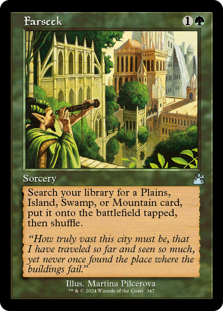 Farseek (Retro Frame) [Ravnica Remastered] MTG Single Magic: The Gathering | Red Claw Gaming