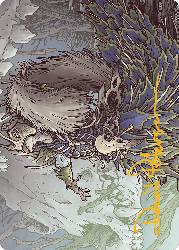 Camellia, the Seedmiser Art Card (Gold-Stamped Signature) [Bloomburrow Art Series] MTG Single Magic: The Gathering    | Red Claw Gaming