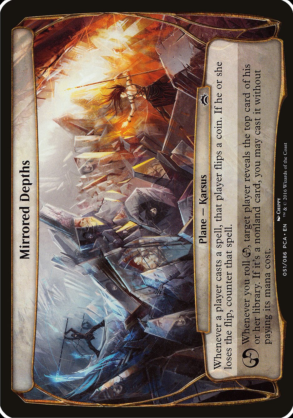 Mirrored Depths (Planes) [Planechase Anthology Planes] MTG Single Magic: The Gathering | Red Claw Gaming