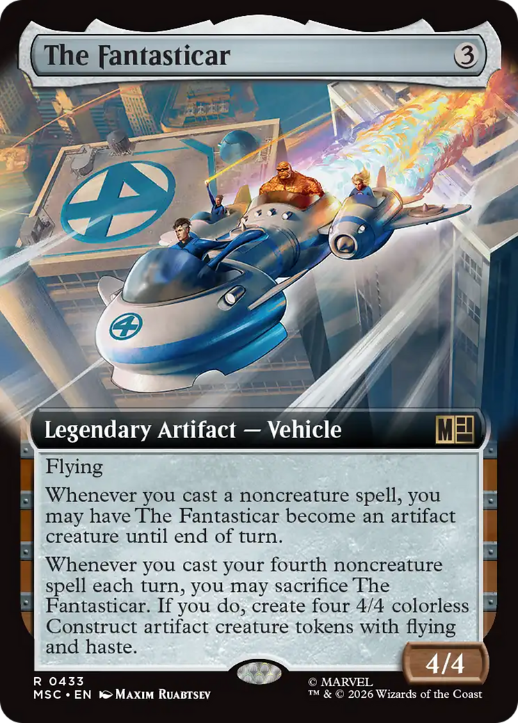 The Fantasticar (Extended Art) [Marvel Super Heroes Commander] | Red Claw Gaming