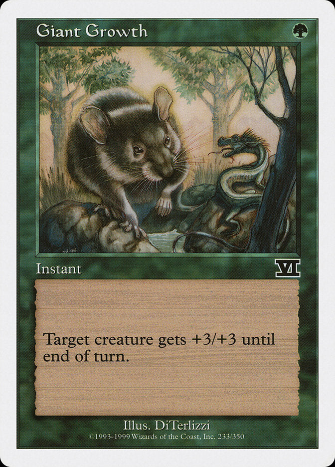 Giant Growth [Classic Sixth Edition] MTG Single Magic: The Gathering | Red Claw Gaming