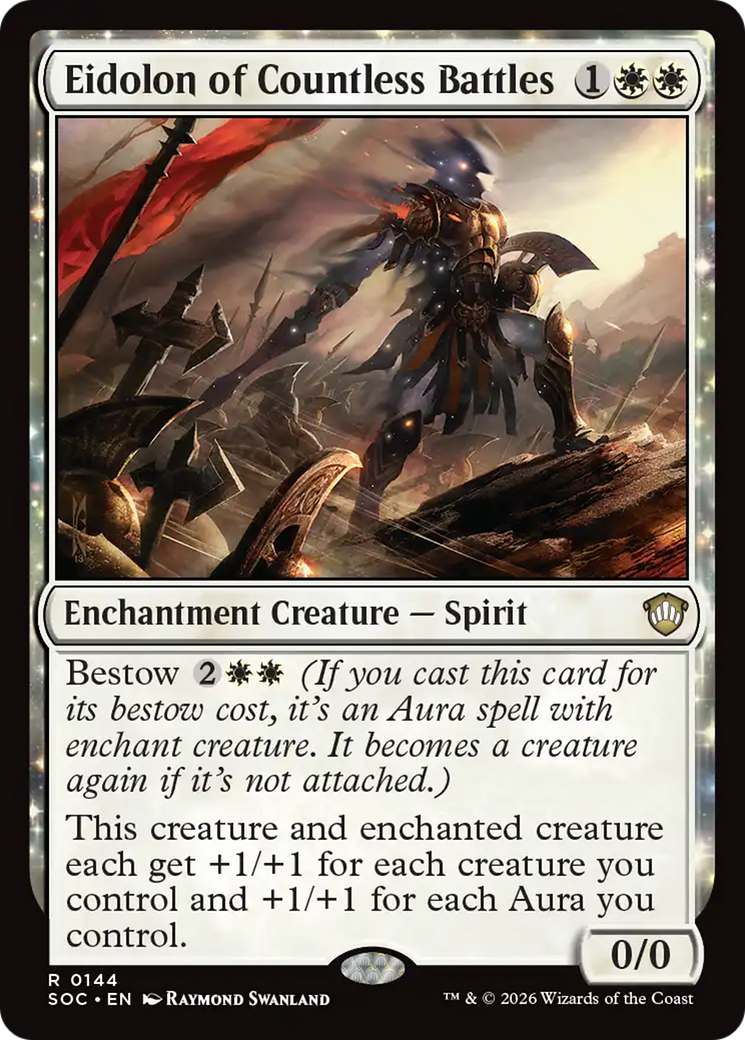 Eidolon of Countless Battles [Secrets of Strixhaven Commander] MTG Single Magic: The Gathering | Red Claw Gaming