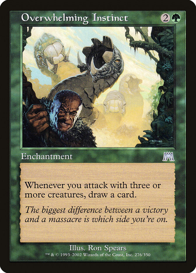 Overwhelming Instinct [Onslaught] MTG Single Magic: The Gathering | Red Claw Gaming