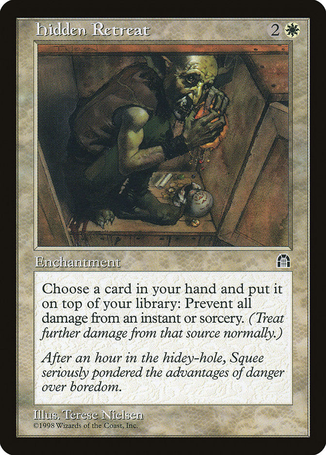 Hidden Retreat [Stronghold] MTG Single Magic: The Gathering | Red Claw Gaming