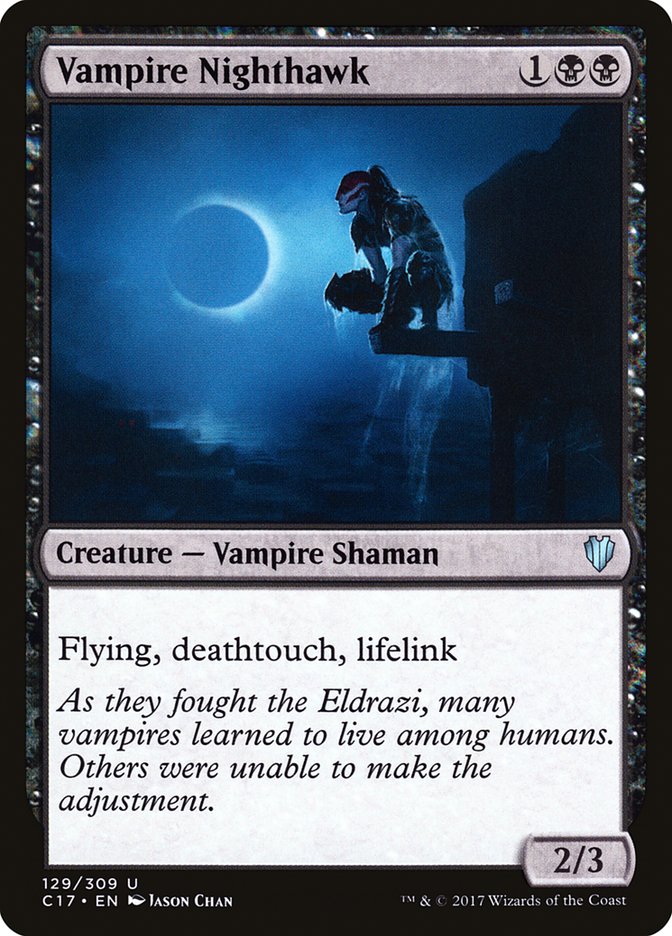 Vampire Nighthawk [Commander 2017] MTG Single Magic: The Gathering | Red Claw Gaming