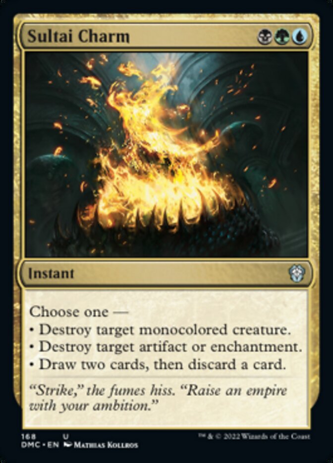 Sultai Charm [Dominaria United Commander] MTG Single Magic: The Gathering | Red Claw Gaming