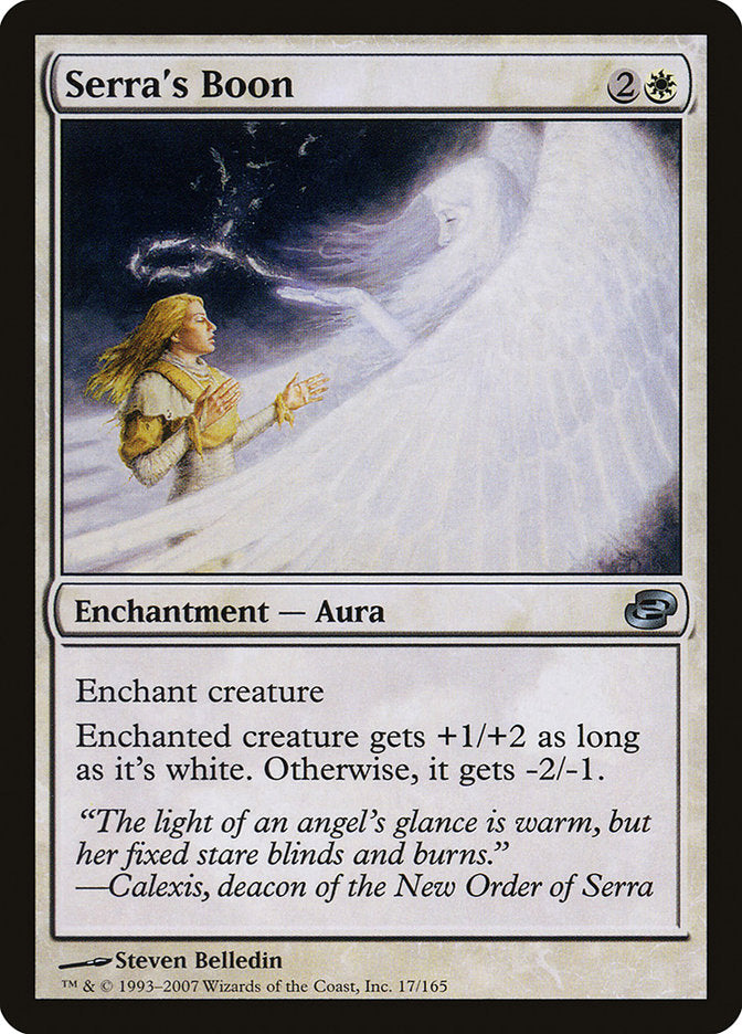 Serra's Boon [Planar Chaos] MTG Single Magic: The Gathering | Red Claw Gaming