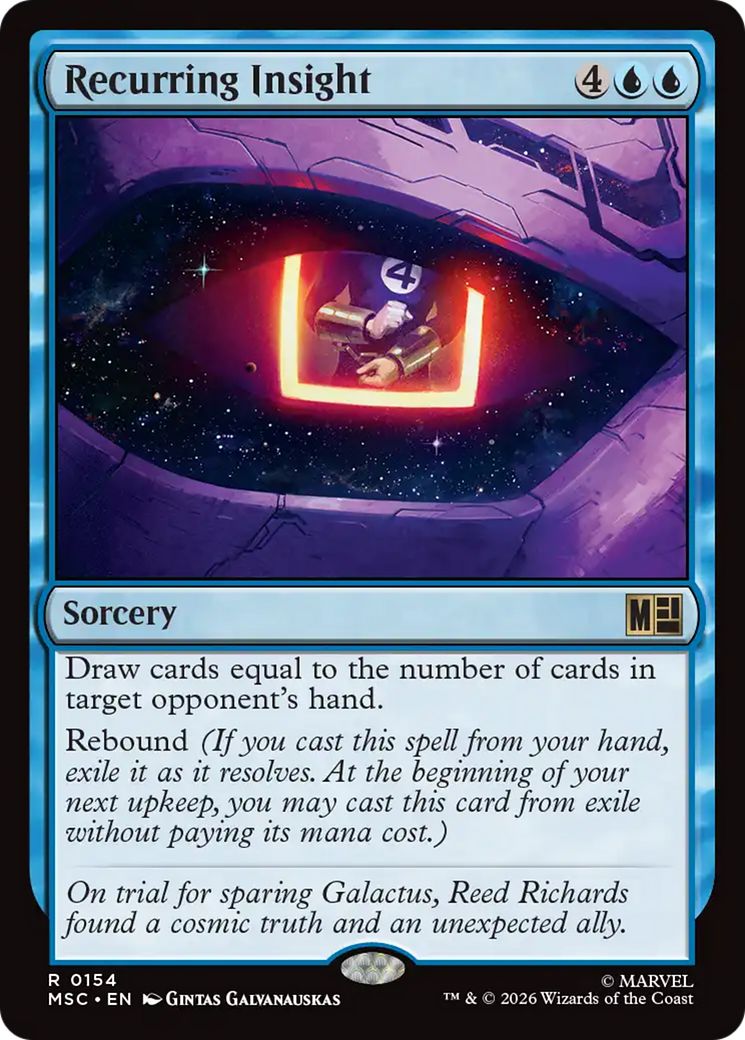 Recurring Insight (Surge Foil) [Marvel Super Heroes Commander] | Red Claw Gaming