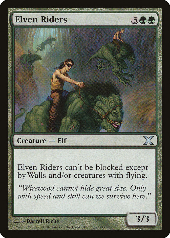 Elven Riders [Tenth Edition] MTG Single Magic: The Gathering | Red Claw Gaming