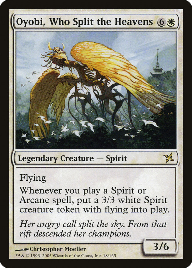 Oyobi, Who Split the Heavens [Betrayers of Kamigawa] MTG Single Magic: The Gathering | Red Claw Gaming