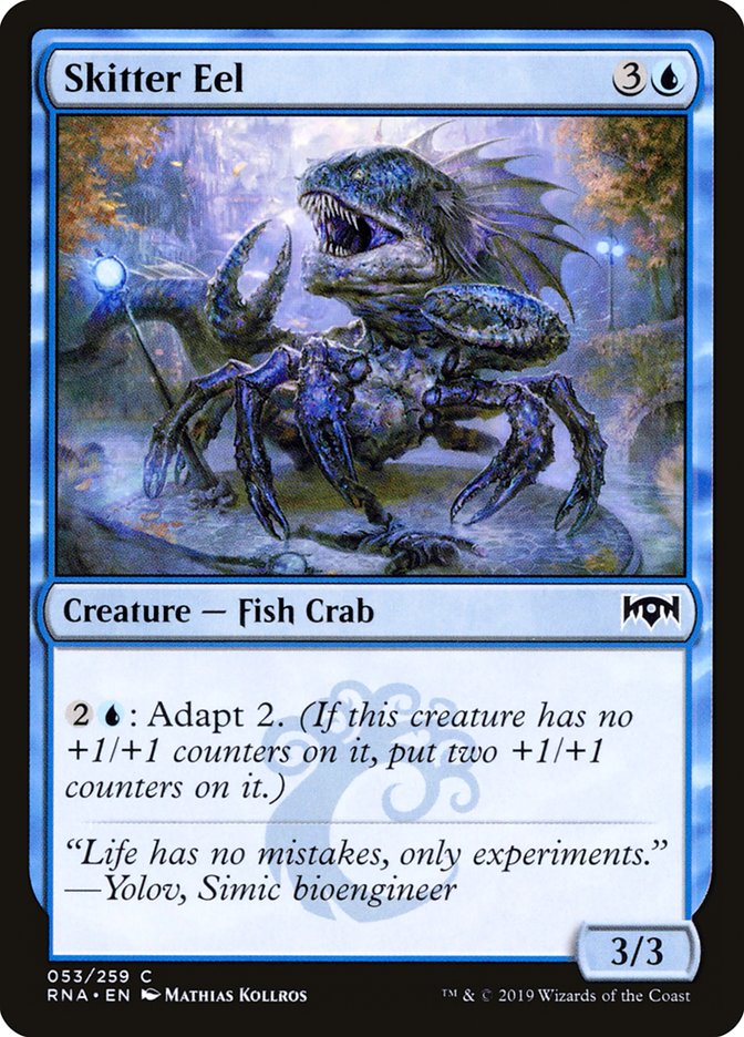 Skitter Eel [Ravnica Allegiance] MTG Single Magic: The Gathering | Red Claw Gaming